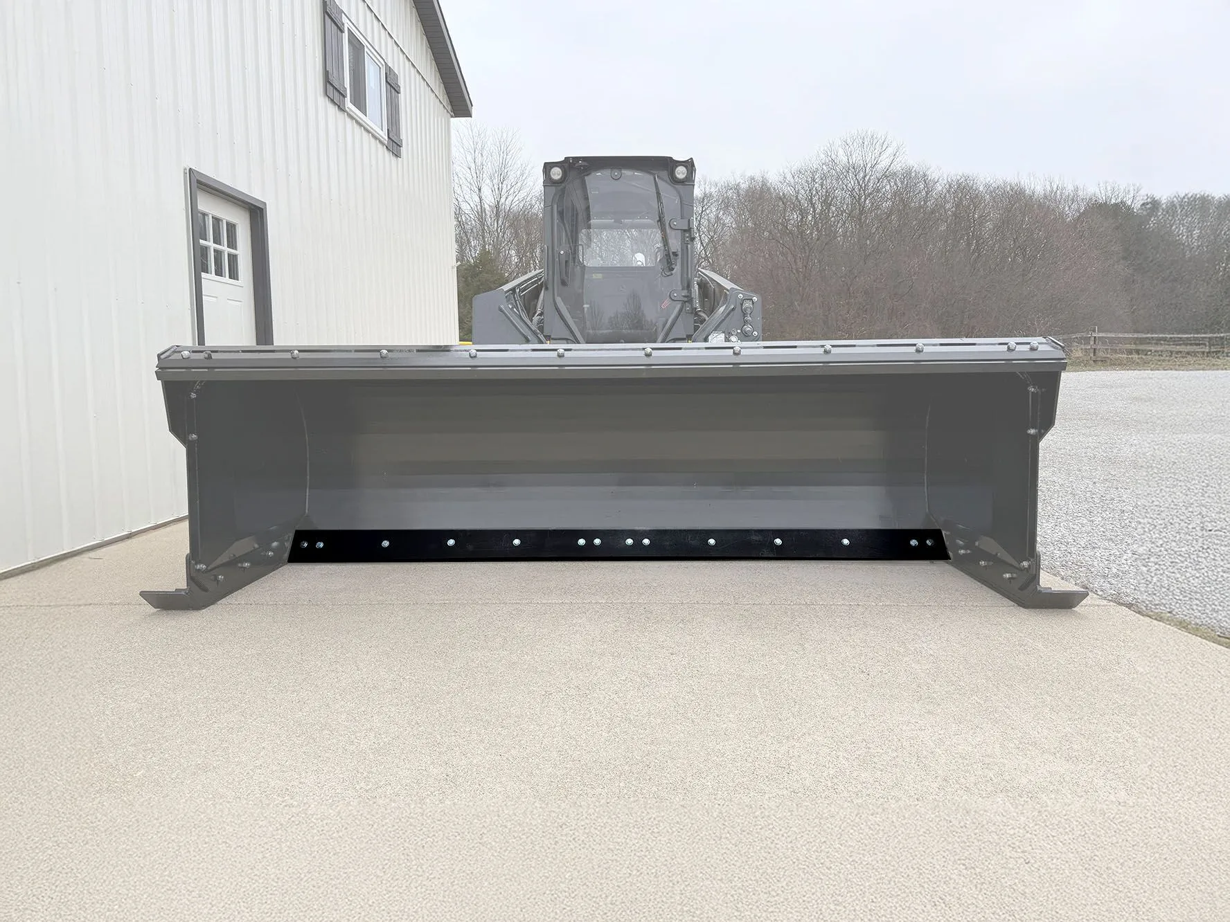 Replaceable Cutting Edge for Snow Pusher