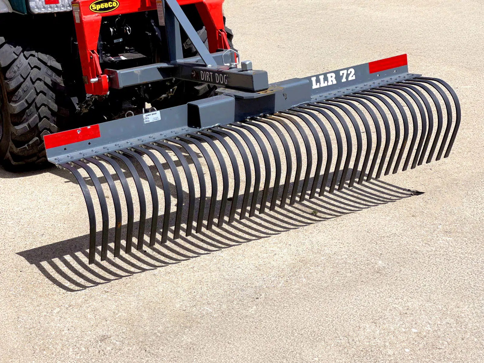 Landscape Rake for Tractors by Dirt Dog (Model LLR 72)