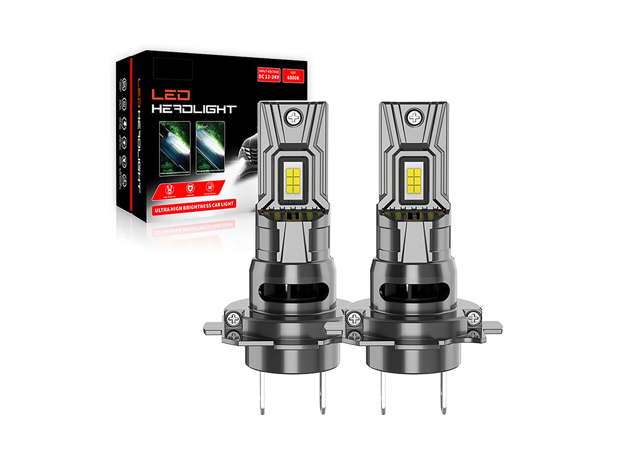 Pair of LED Bulbs for Tractor Headlights