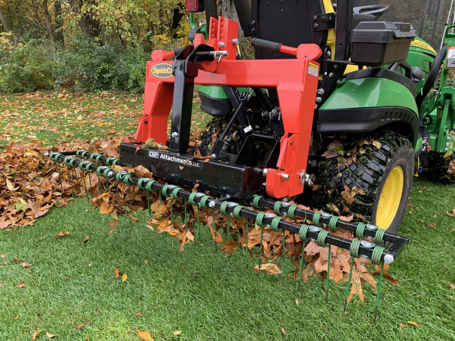 3Point Dethatcher 60’’ CMP Attachments Good Works Tractors