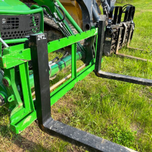 HLA Ultralight Pallet Forks for Subcompact Tractor