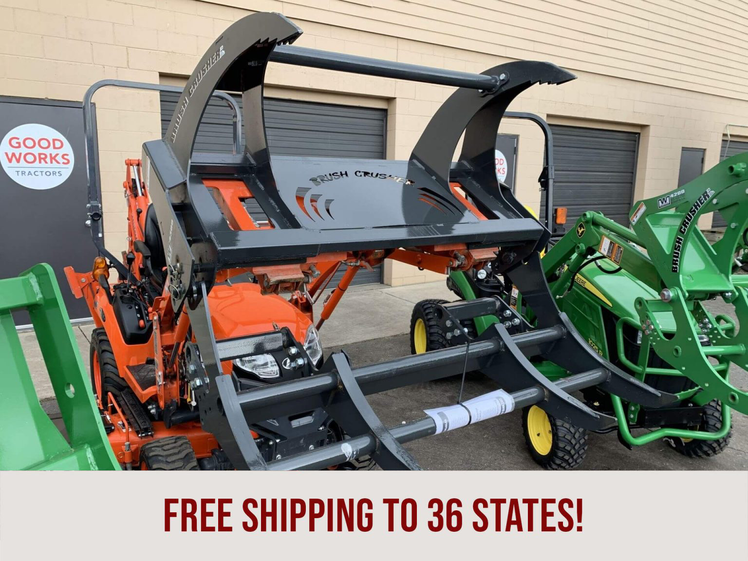 Westendorf Brush Crusher BC4300 Grapple For SSQA Loaders