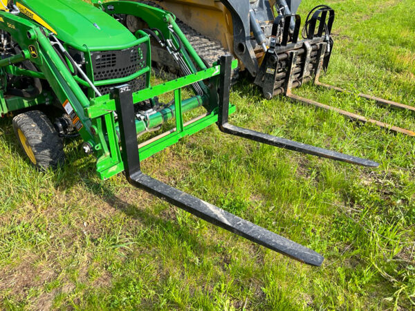 HLA Ultralight Pallet Forks for Subcompact Tractor