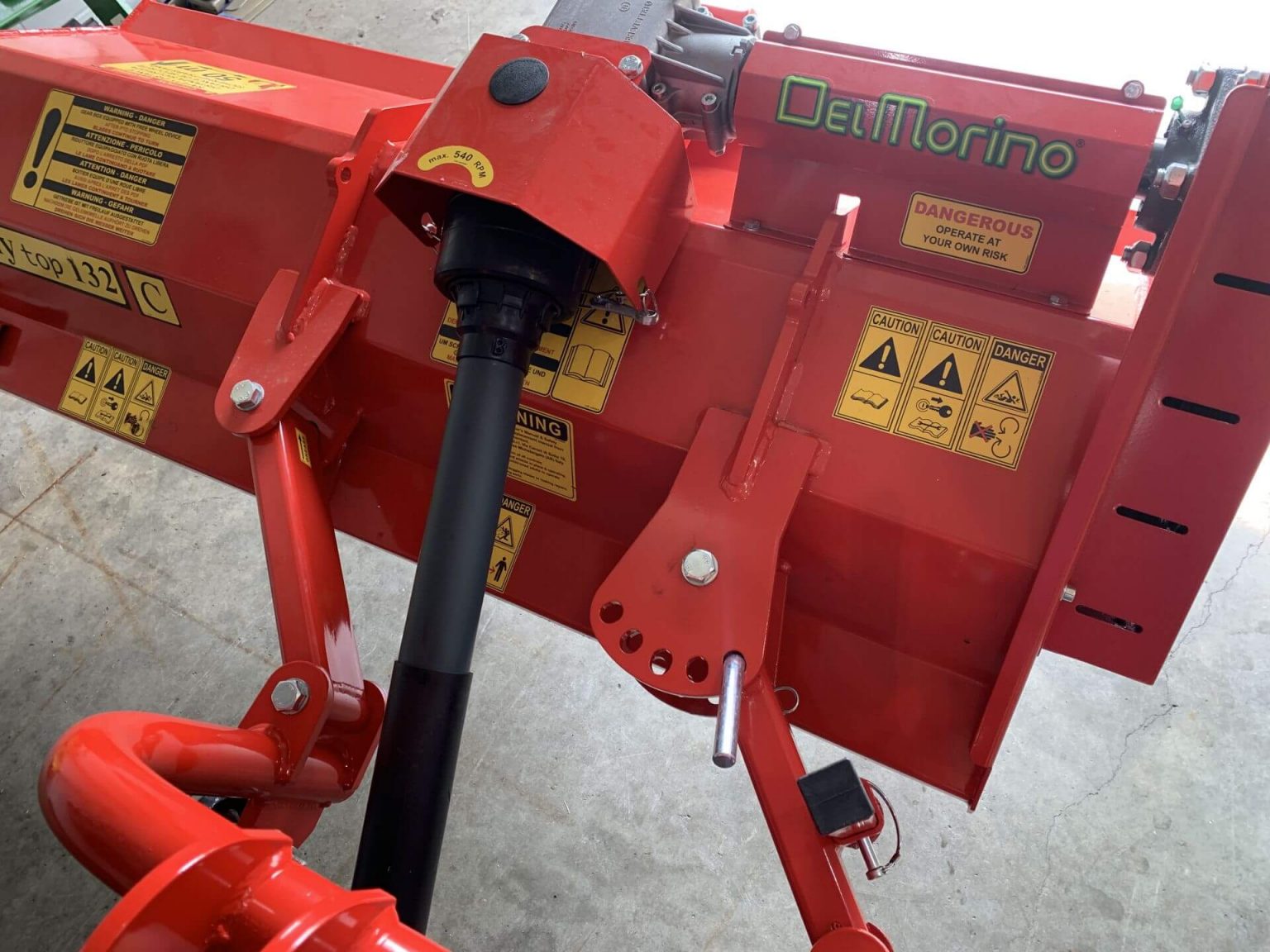 Del Morino Funny Top Offset Flail Mower Good Works Tractors