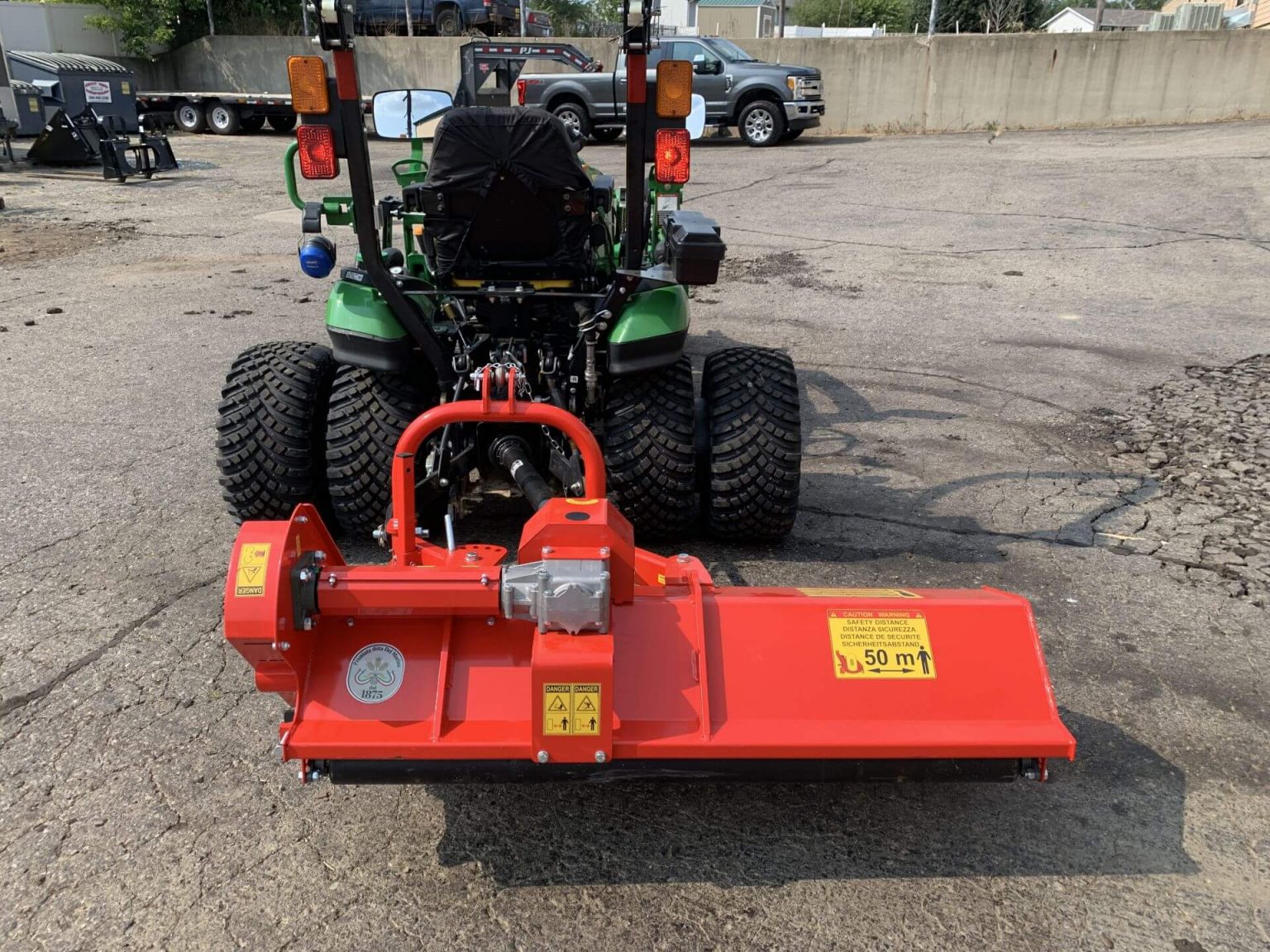 Del Morino Funny Top Offset Flail Mower Good Works Tractors