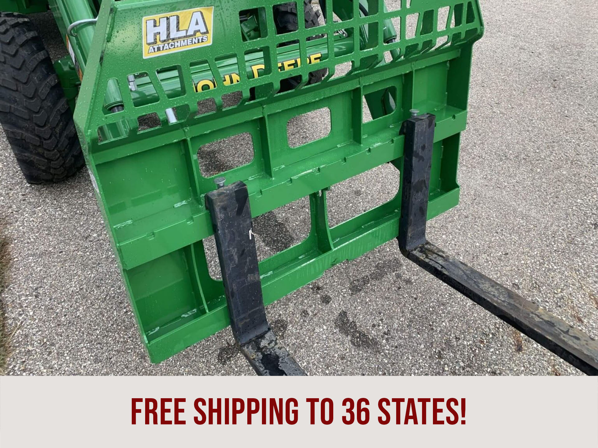 HLA 4,200 Lb Heavy Duty Pallet Forks Good Works Tractors