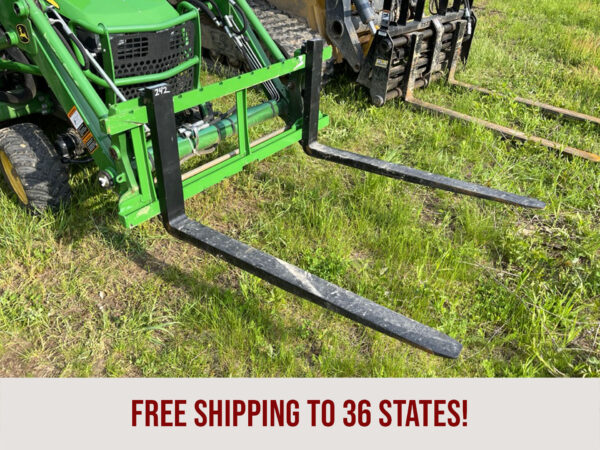 HLA Ultralight Pallet Forks for Subcompact Tractor Free Shipping