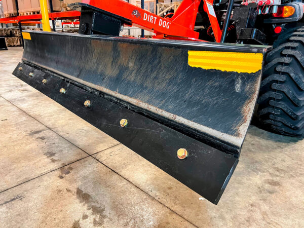 UHMW Plastic Cutting Edge on 3-Point Rear Blade