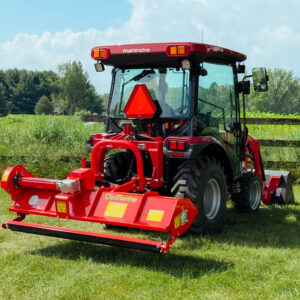 Del Morino Funny Top Flail Mower on Mahindra 2526 Tractor