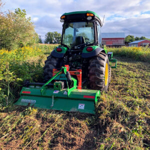 Rhino Rebel Rotary Tiller on John Deere 4066R