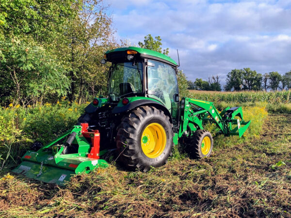 Rhino Rebel Rotary Tiller on John Deere 4066R 02