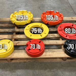 Wheel Weights for John Deere, Kubota, and Kioti Compact Tractors