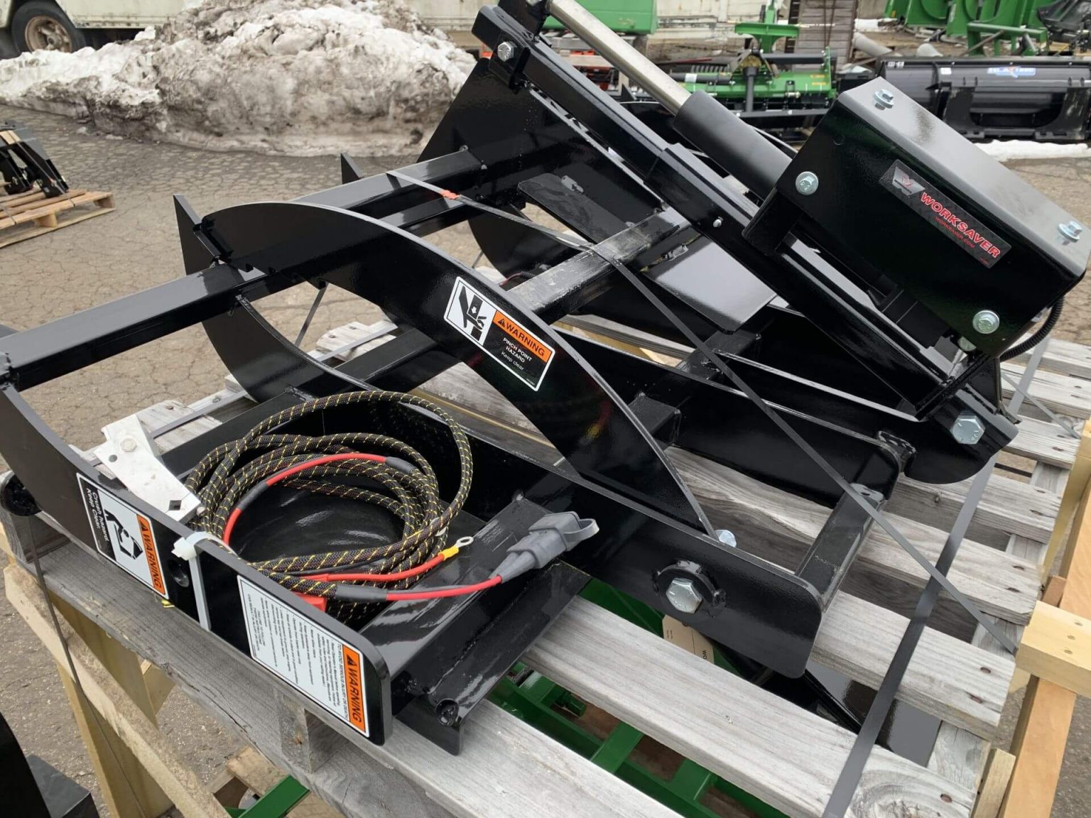 Mini Electric Grapple (ESCG48) for Tractors by Worksaver