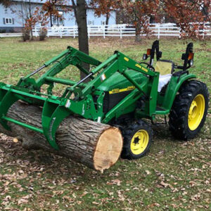 Mechanical Grapple for John Deere 4 & 5 Series Tractors (Brush Crusher 4255 by Westendorf)