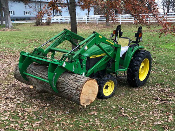 Mechanical Grapple for John Deere 4 & 5 Series Tractors (Brush Crusher 4255 by Westendorf)