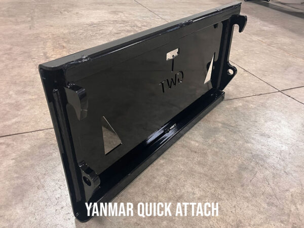 Stump Bucket for Tractors, Yanmar Mount Backside