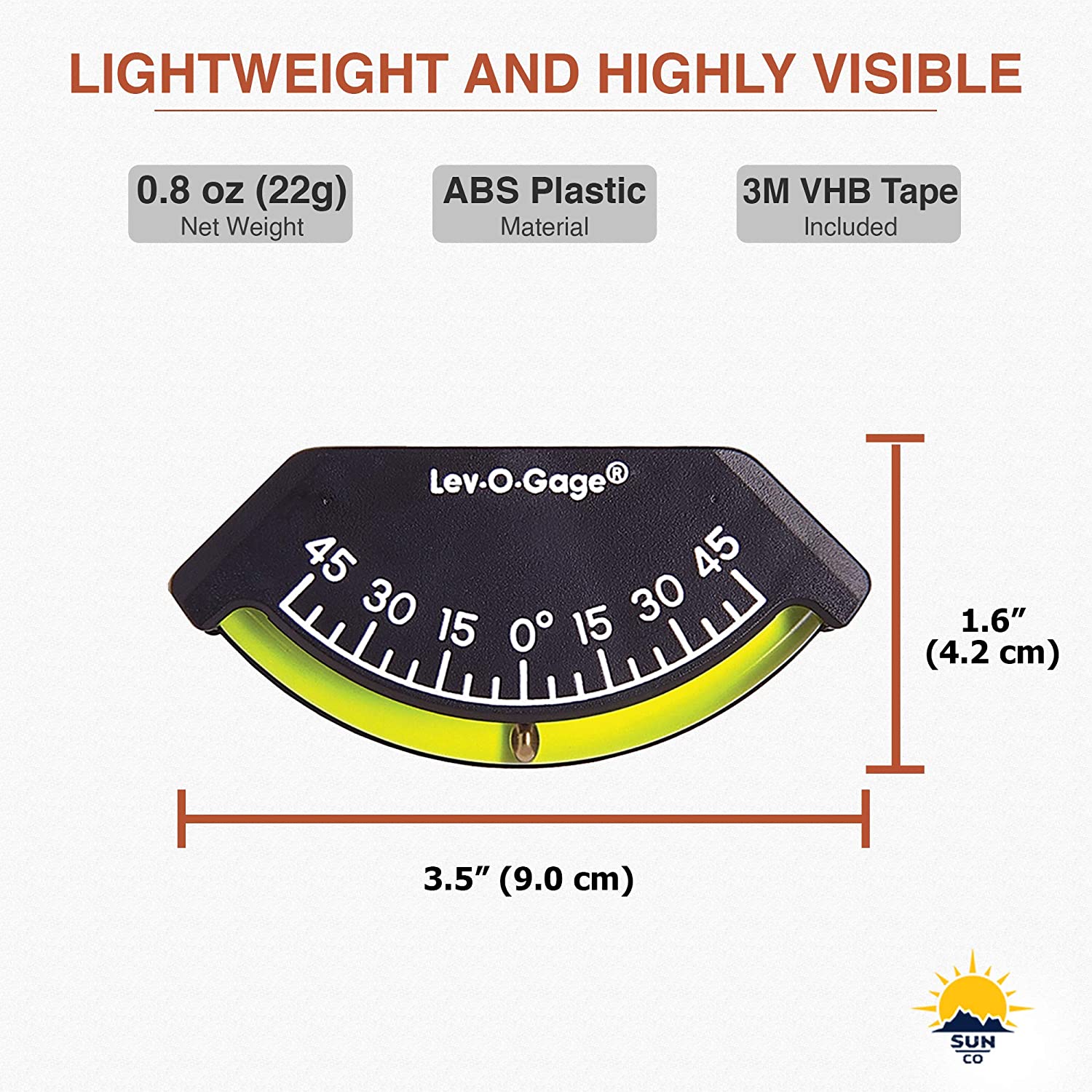 thumbnail image 2 of Extra Large Boom Angle Indicator - Industrial Inclinometer For Cranes & Heavy Equipment 2 of 6