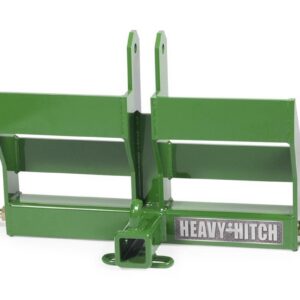 3-Point Hitch Drawbar With Suitcase Weight Bracket For Category 1 Tractors - 4000 Lb Capacity, Black