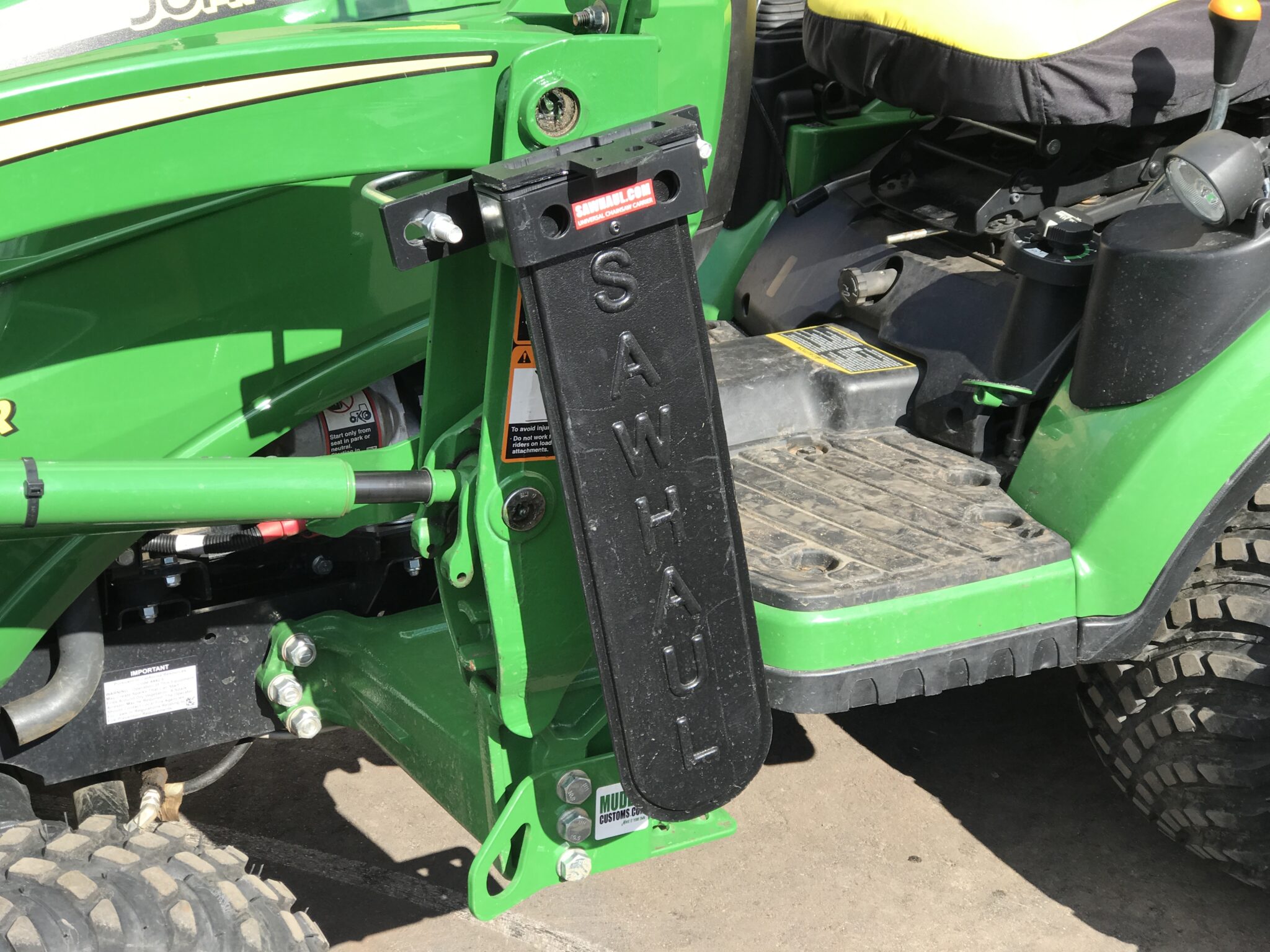 SawHaul Universal Chainsaw Carrier Kit Good Works Tractors