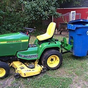 Heavy Hitch Trash Can Hauler Hitch'N Can