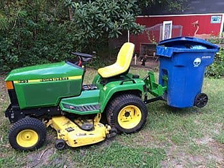 Heavy Hitch Hitch'N Can Trash Can Hauler Good Works Tractors