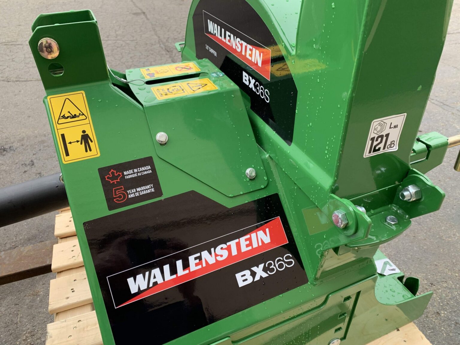 Wallenstein Wood Chipper (BX36S, BX52S, BX72S, BX102S)