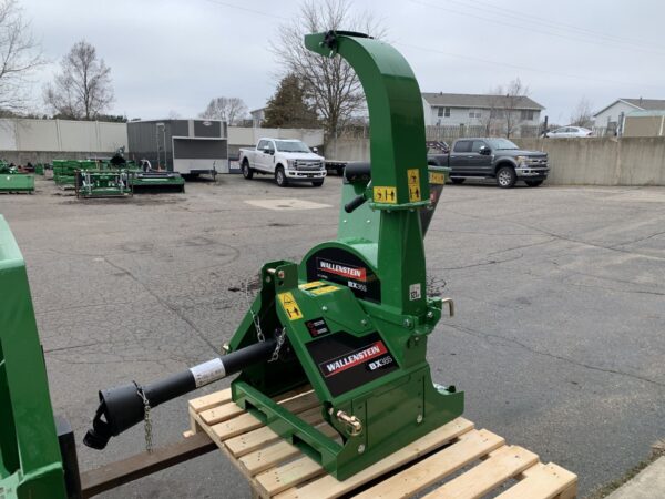 Left Front of Wallenstein Wood Chipper BX36S