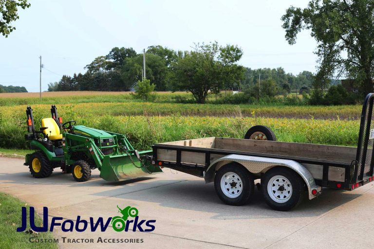 BoltOn Hooks for John Deere Bucket by JU FabWorks Good Works Tractors