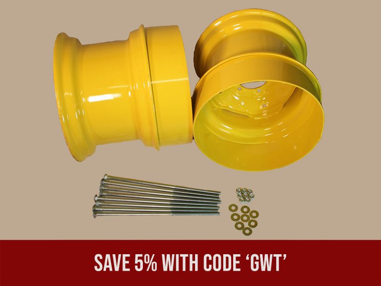 Miller Tire Dual Wheel Spacer Adapter Kit For John Deere 2025R