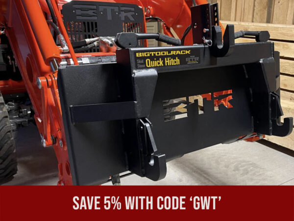 Big Tool Rack Skidsteer Quick Hitch Discount