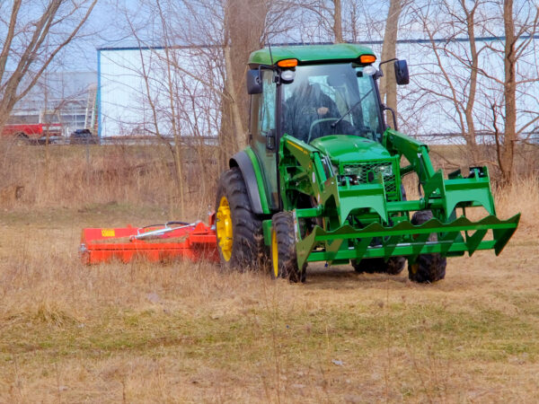 Front View of Offset on Del Morino Centurion Super Flail Mower