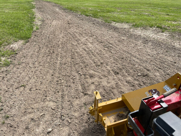 Graded Soil After Pulverizing With Bar Shanks