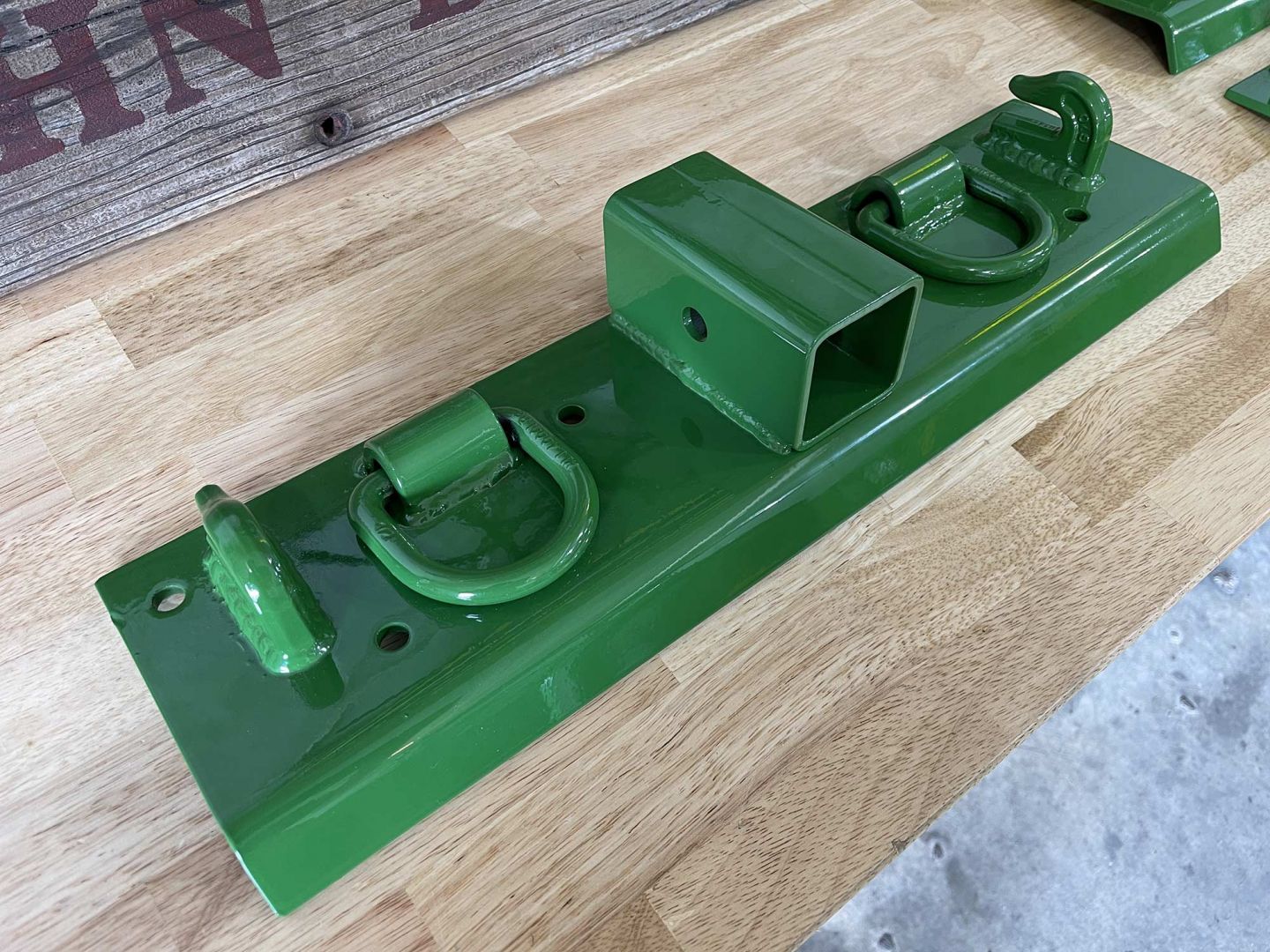 BoltOn Hooks for John Deere Bucket by JU FabWorks Good Works Tractors