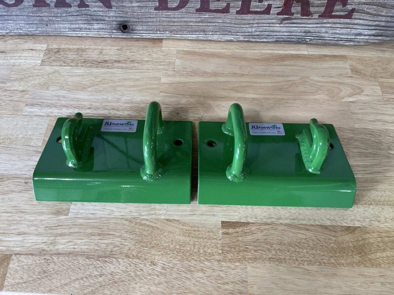 BoltOn Hooks for John Deere Bucket by JU FabWorks Good Works Tractors