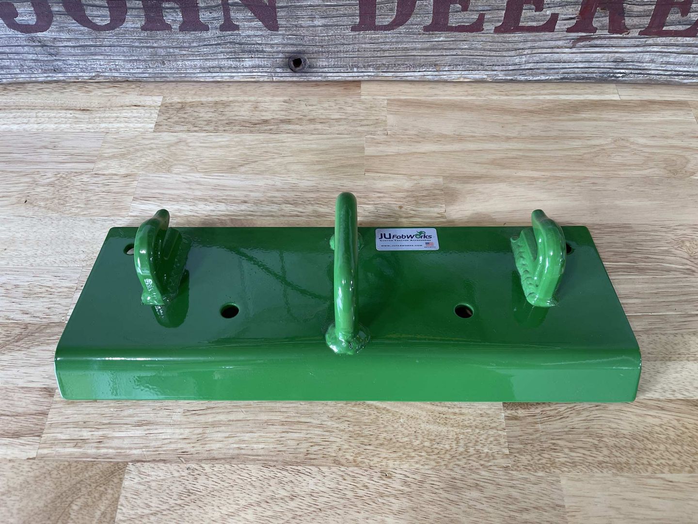 BoltOn Hooks for John Deere Bucket by JU FabWorks Good Works Tractors