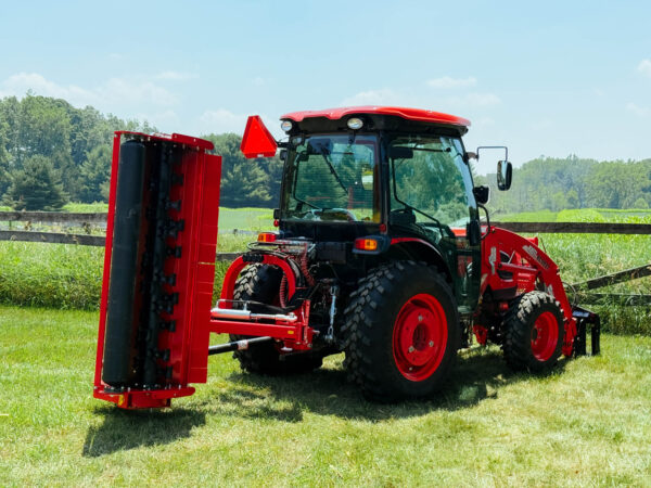Del Morino Centurion Super Flail Mower Tilted Vertically