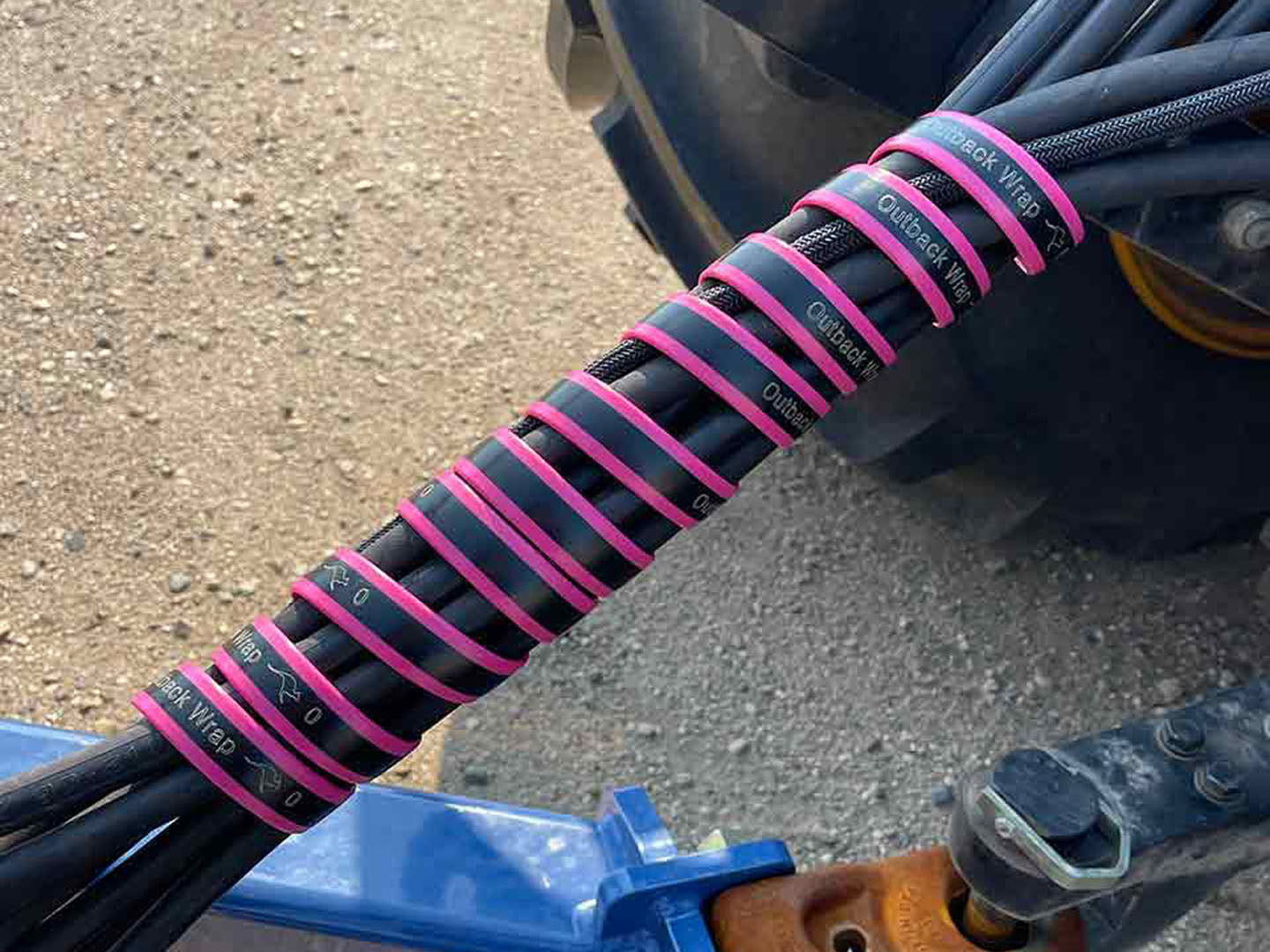 Hydraulic Hose Organizer (Outback Wrap Hose Tamer)