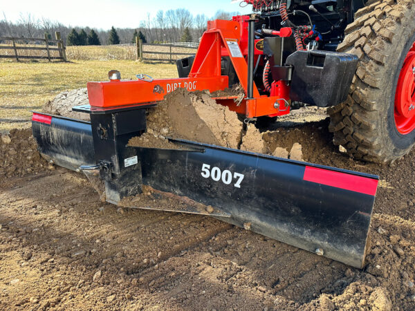 3-Point Rear Blade Scraping and Pulling Dirt 03