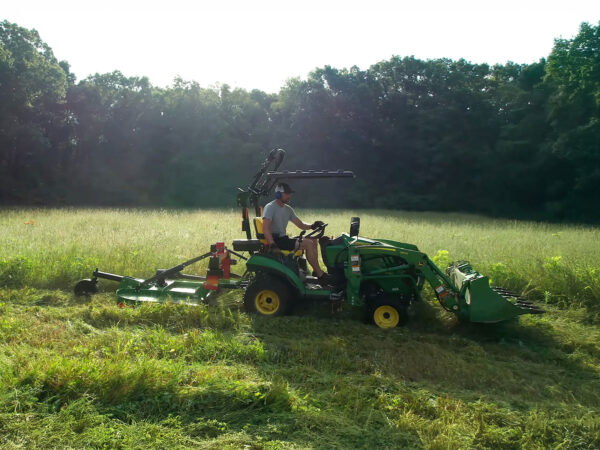 Dirt Dog Brush Hog (RC100) Mowing Tall Grass