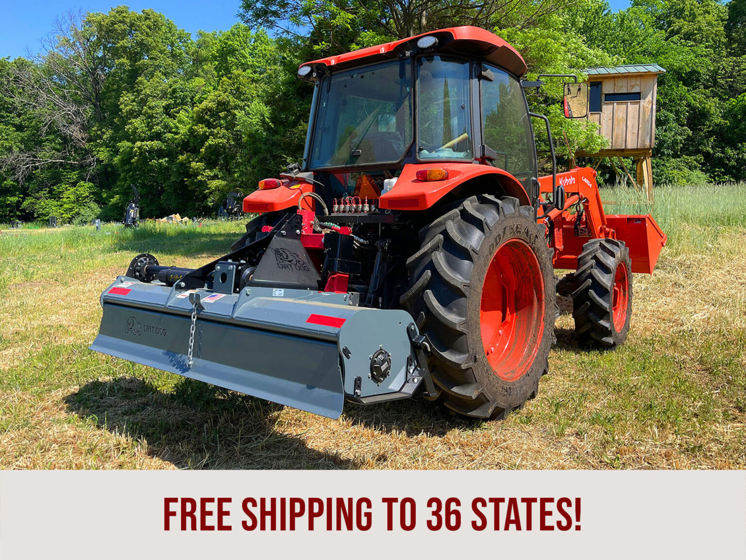 Dirt Dog Rotary Tiller Good Works Tractors