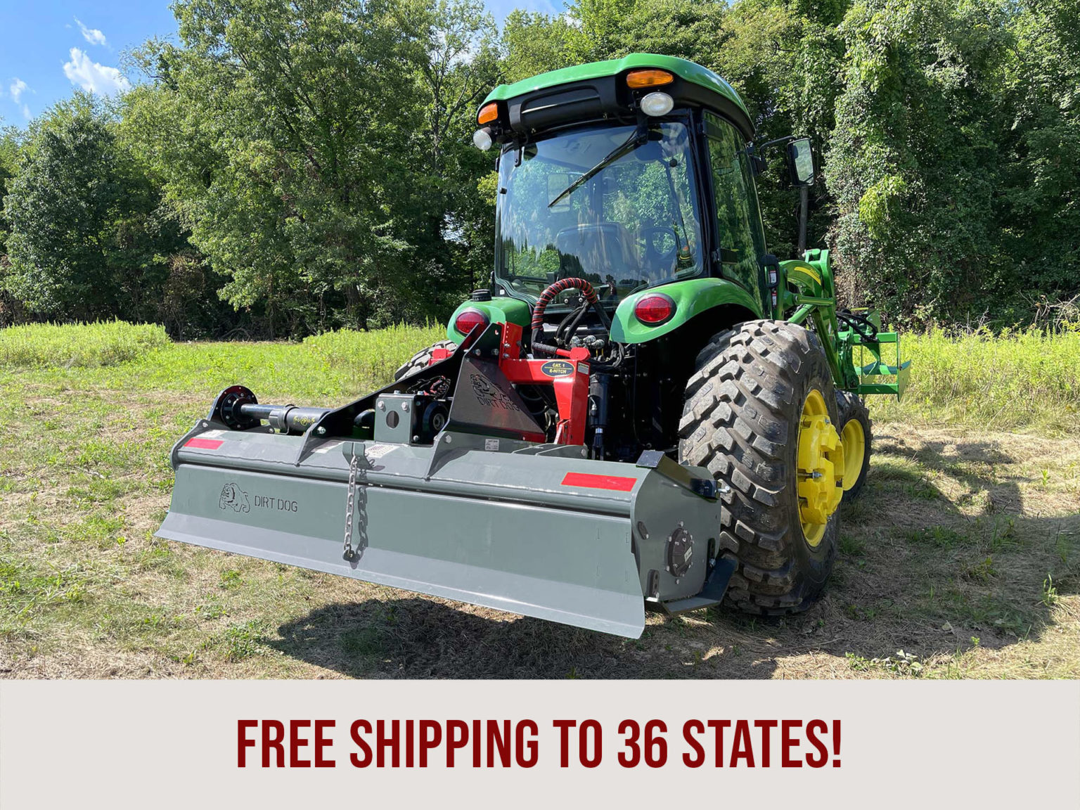 Dirt Dog Rotary Tiller Good Works Tractors