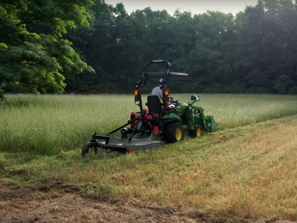 Brush Hog, Dirt Dog RC104 Rotary Cutter on John Deere 1025R