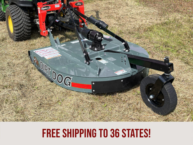 Dirt Dog RC 100 Rotary Cutters Good Works Tractors