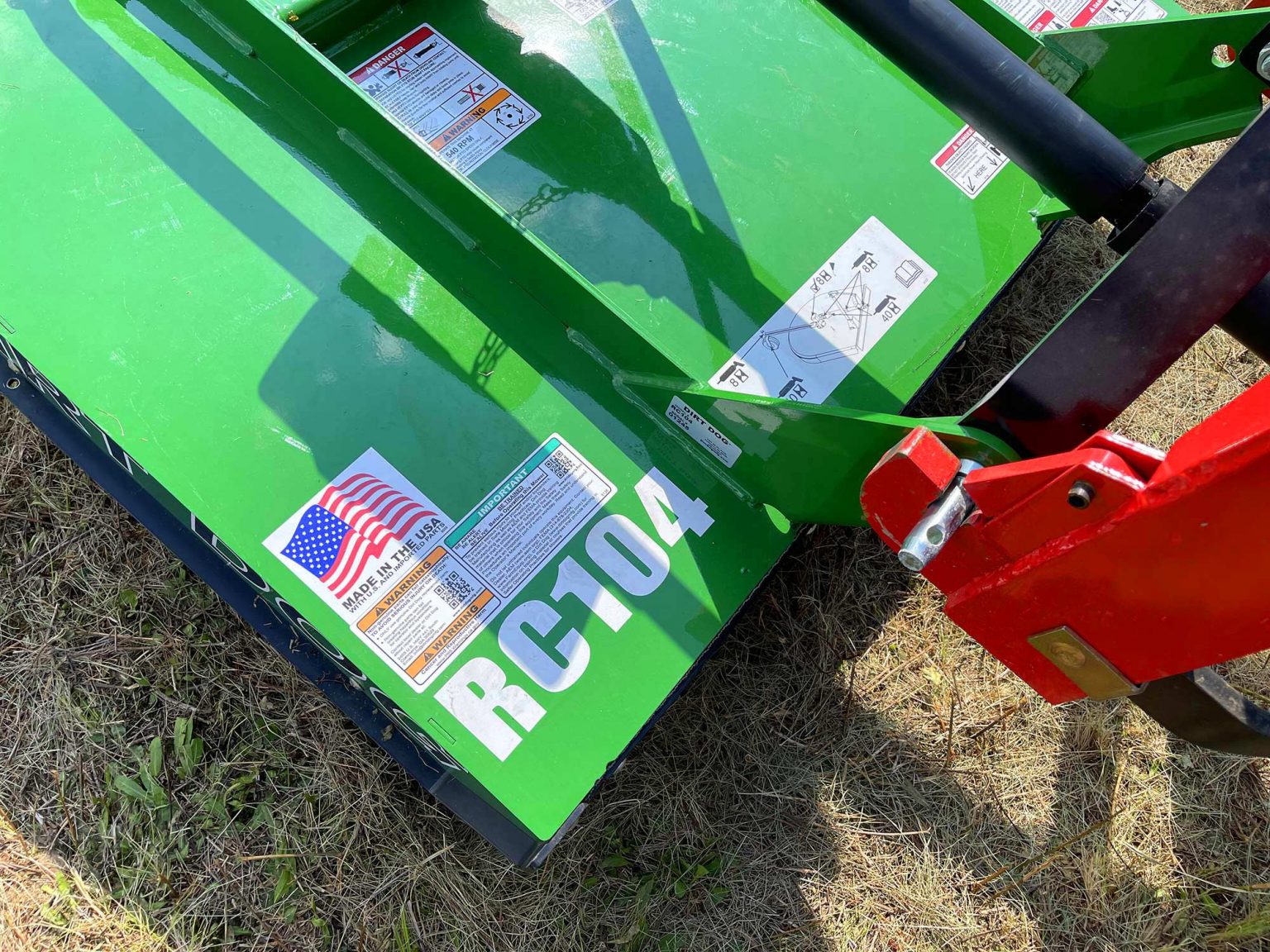 Buy Brush Hog for Tractors Dirt Dog RC 100 Rotary Cutter Good Works