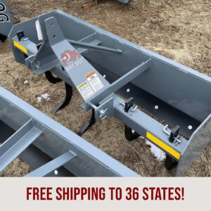 Dirt Dog SBX72 Box Blade Grey Free Shipping