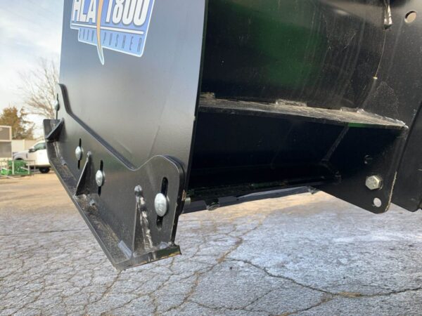 Steel Skid Runners on HLA 1800 Snow Pusher