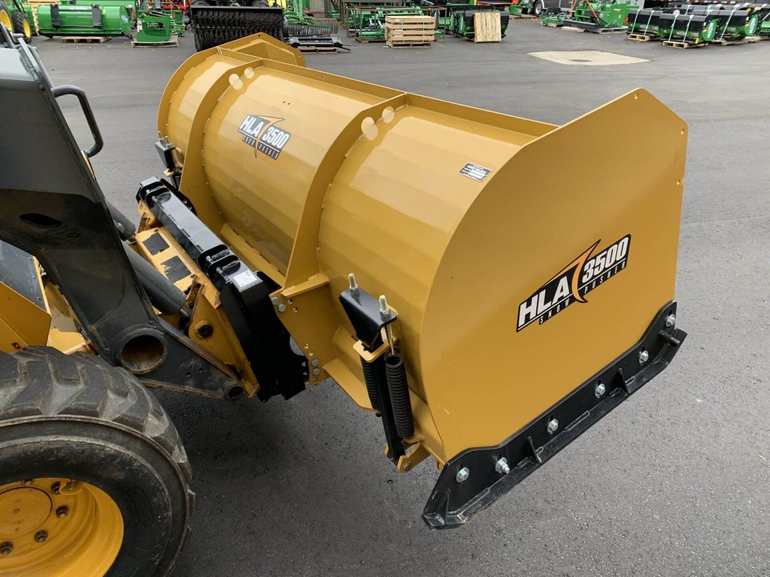 HLA 3500 Snow Pusher Good Works Tractors