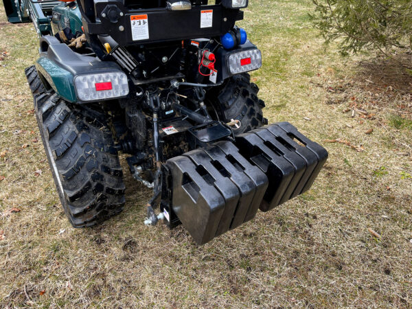 Tractor Counterweight Bundle: GWT VersaBracket with 8 suitcase weights