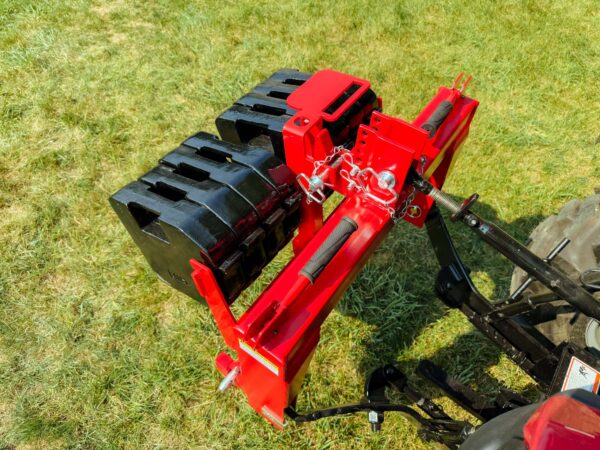 Top Rear View of Counterweight Bundle