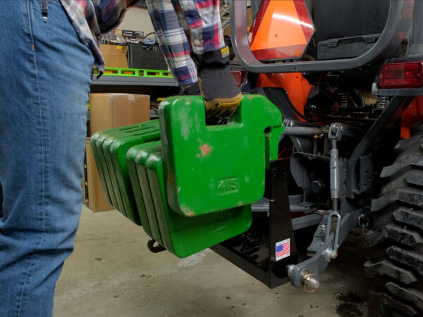 Placing 70 lb Suitcase Weight on GWT VersaBracket Weight Rack